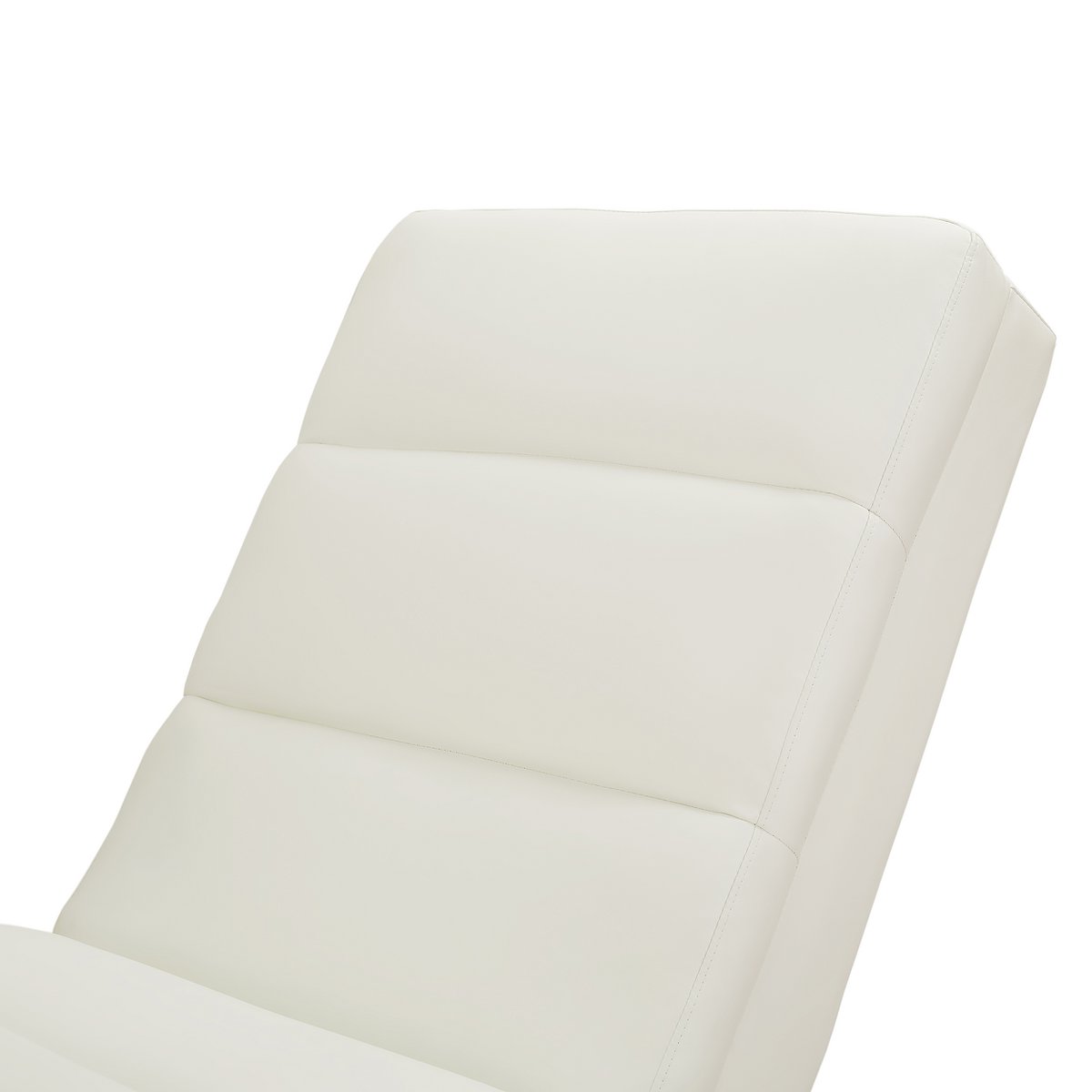 Relax ligbed wit kunstleer look