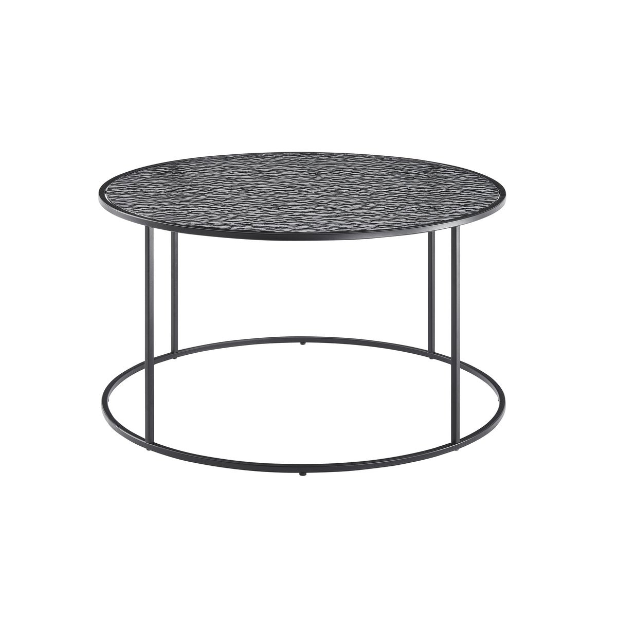 Salontafel Ø 80 cm zwart