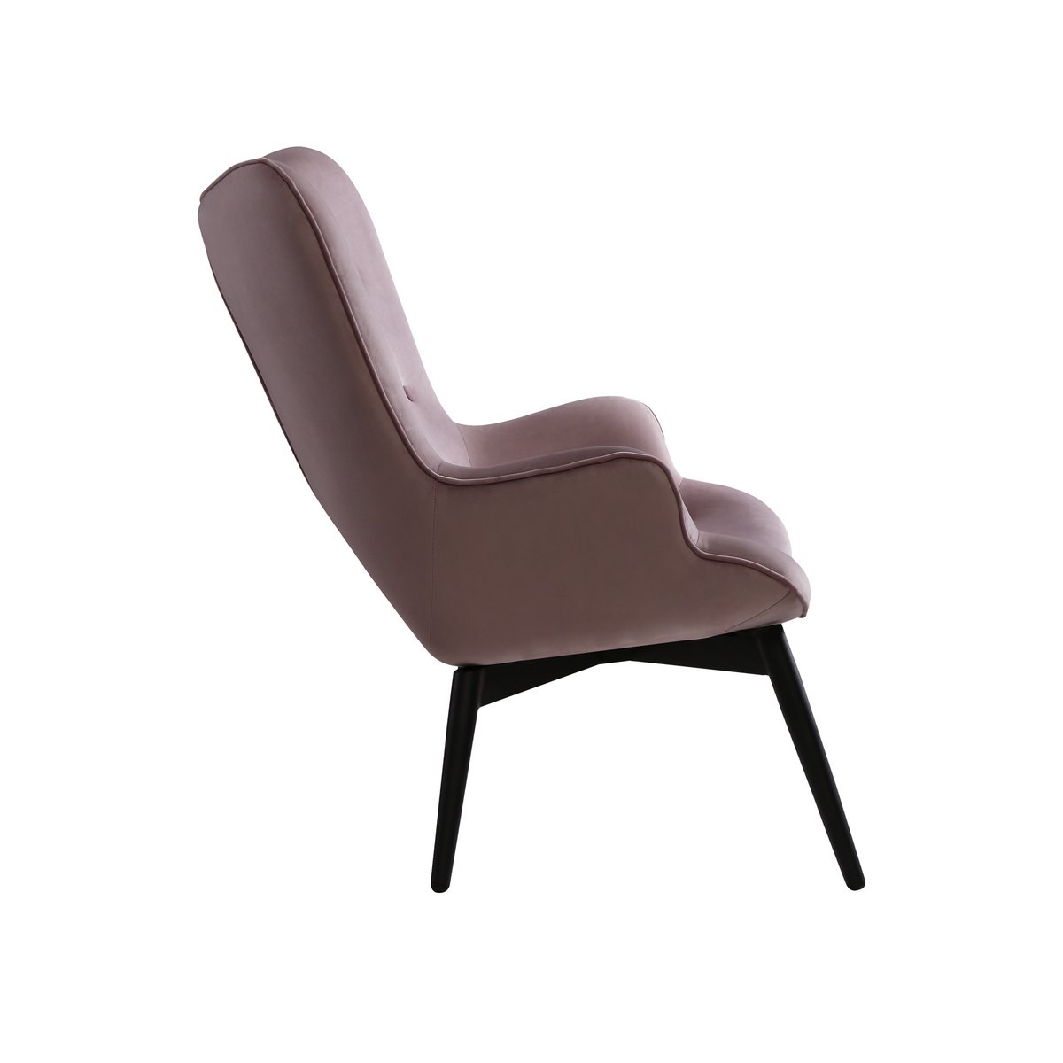 Fauteuil roze fluweel