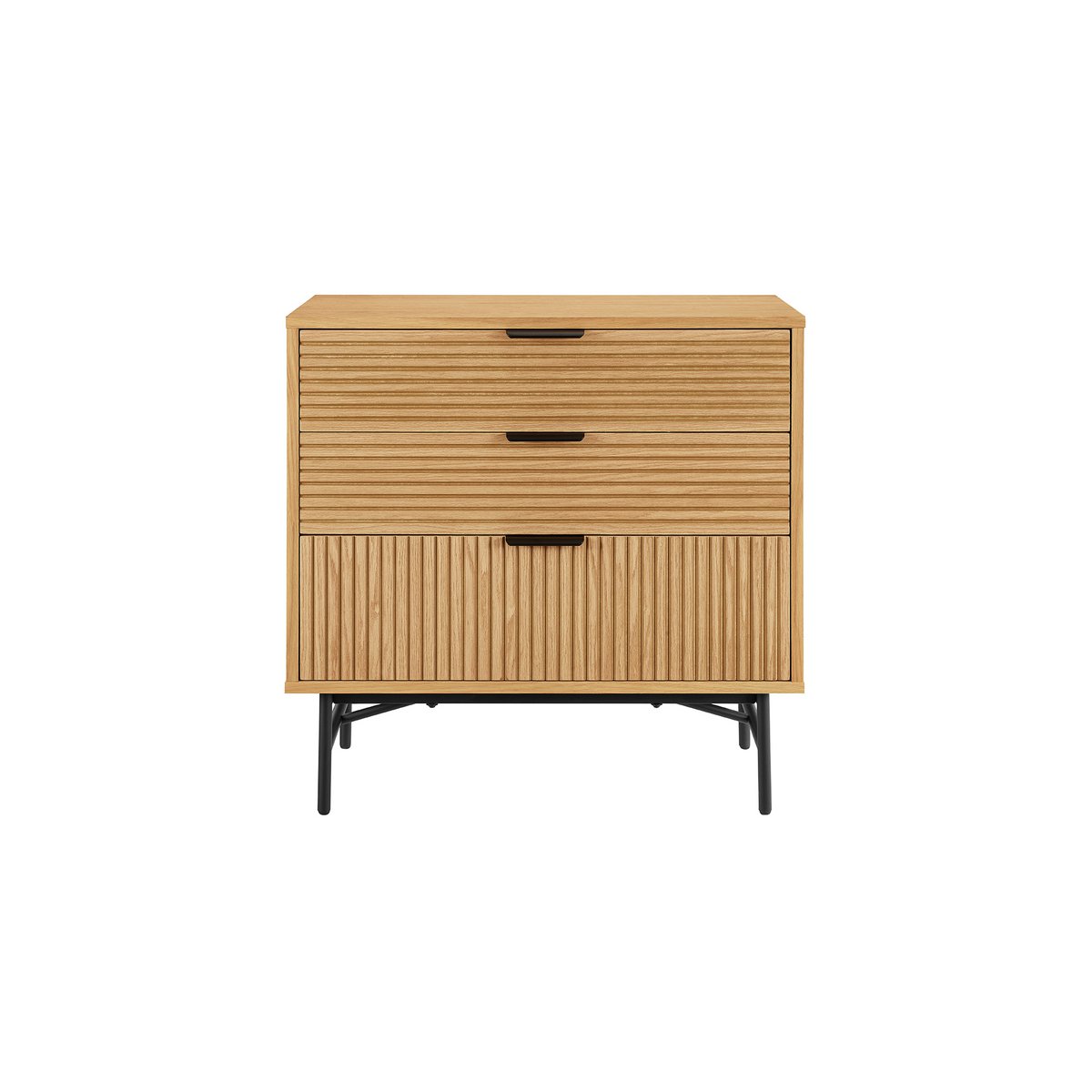 Ladekast 80 cm eiken echt houtfineer