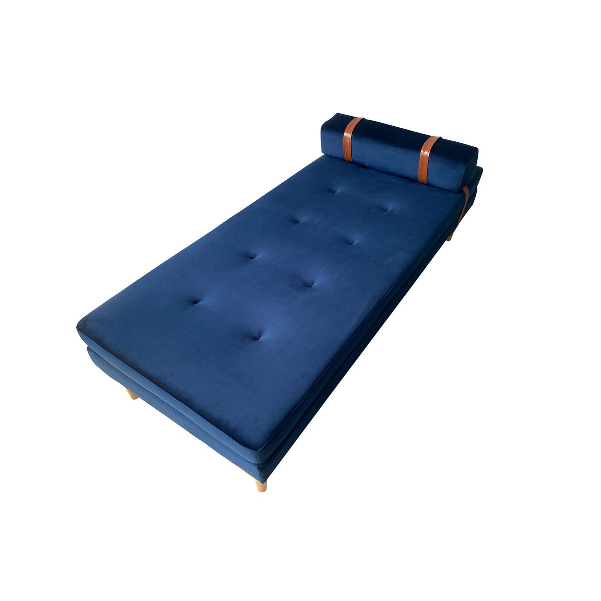 Dagbed fluweel blauw
