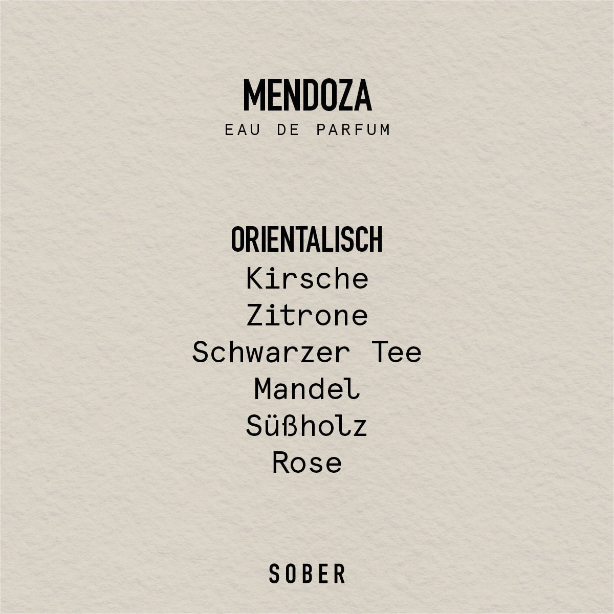 MENDOZA - Eau de Parfum