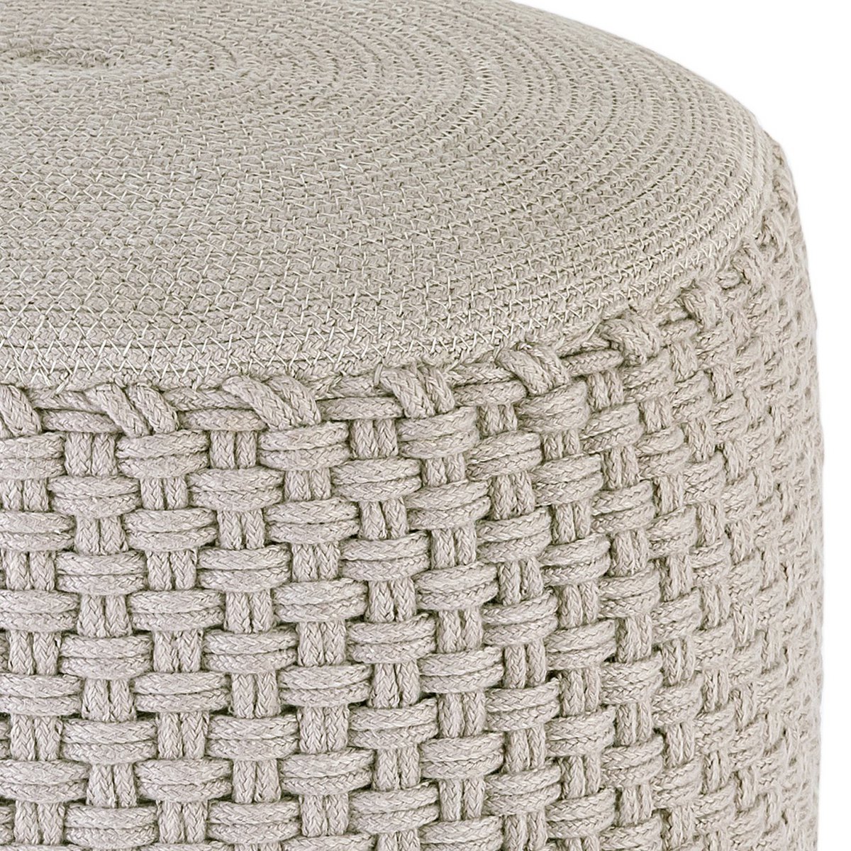 Krukken merino pouf outdoor Ø40 h45 cm stoel pouf kan worden vervuld