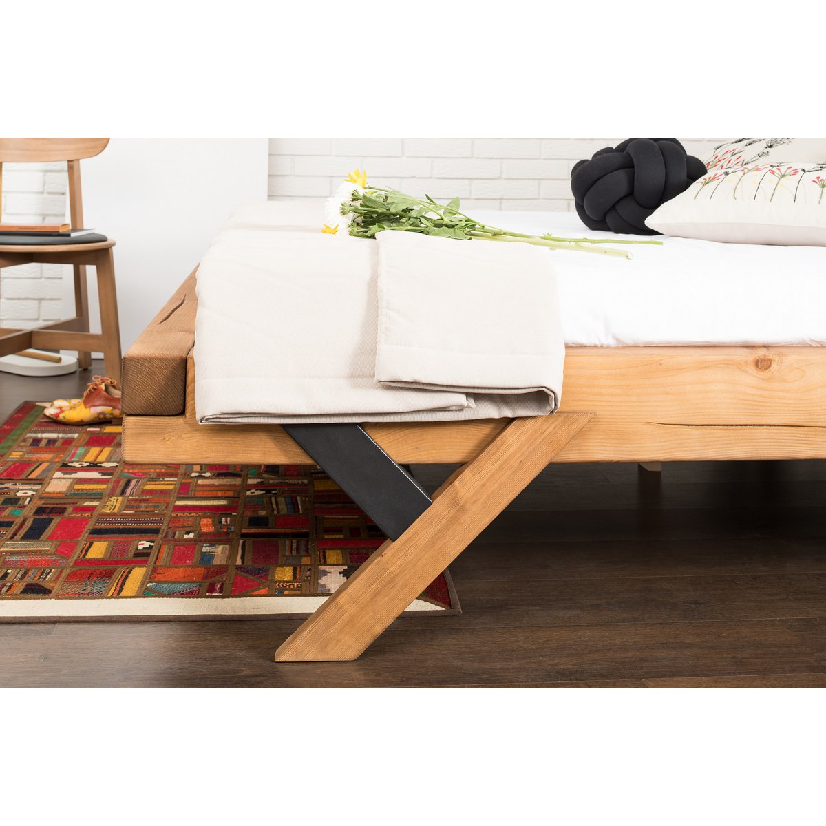 Balkenbed 160 x 200 cm