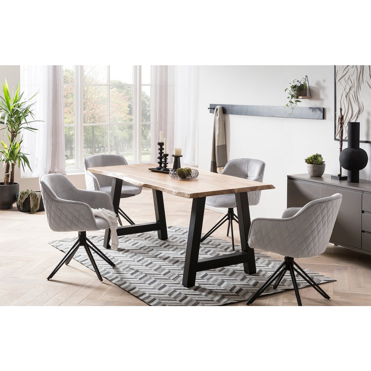 Acacia eettafel 240x110 cm
