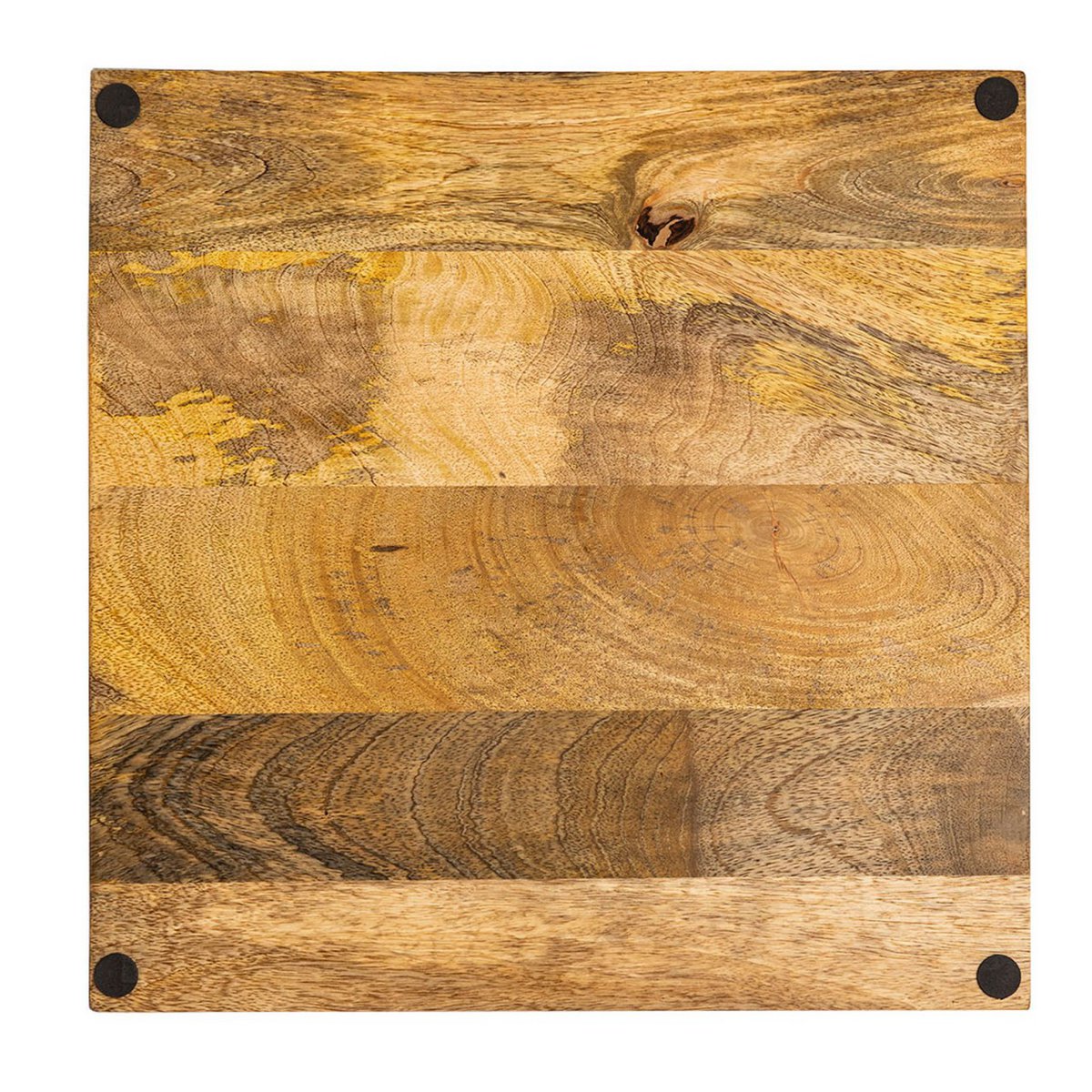 Serveer dienblad Woon Trade 40x40cm Trade Wood Serving Tray Decoration Tray Square gemaakt van mango