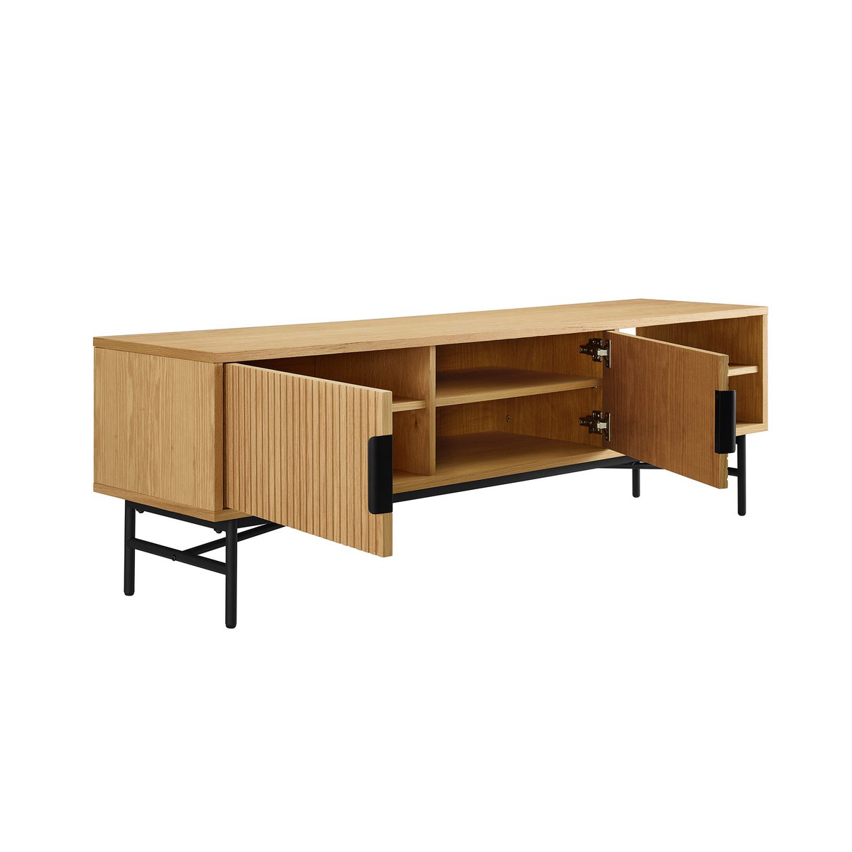 Lowboard 160 cm eiken echt houtfineer