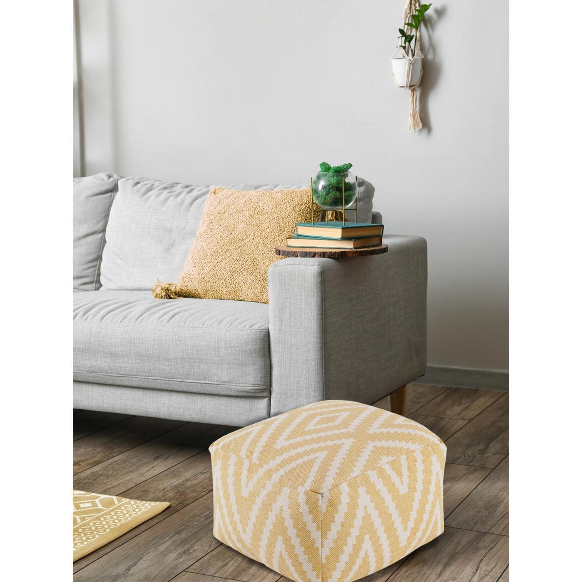 Zittend dobbelstenen voetkrukken stoel kruk 50x35x50cm pouf kelim vloerkussen peru zwarte taupe gele turquoise