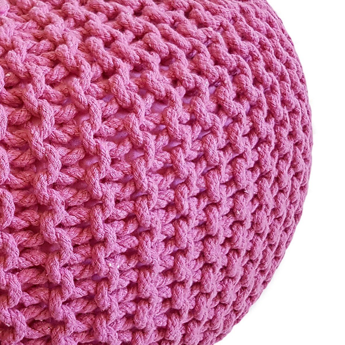 Pouf Ø 55 H 37 H 37 brei -kruk stoel pouf vloerkussen duurzaam