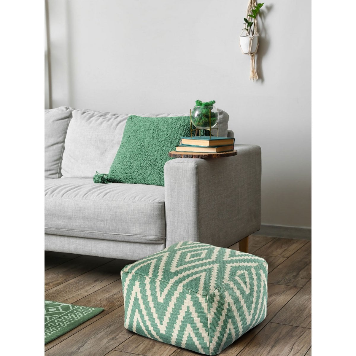 Zittend dobbelstenen voetkrukken stoel kruk 50x35x50cm pouf kelim vloerkussen peru zwarte taupe gele turquoise
