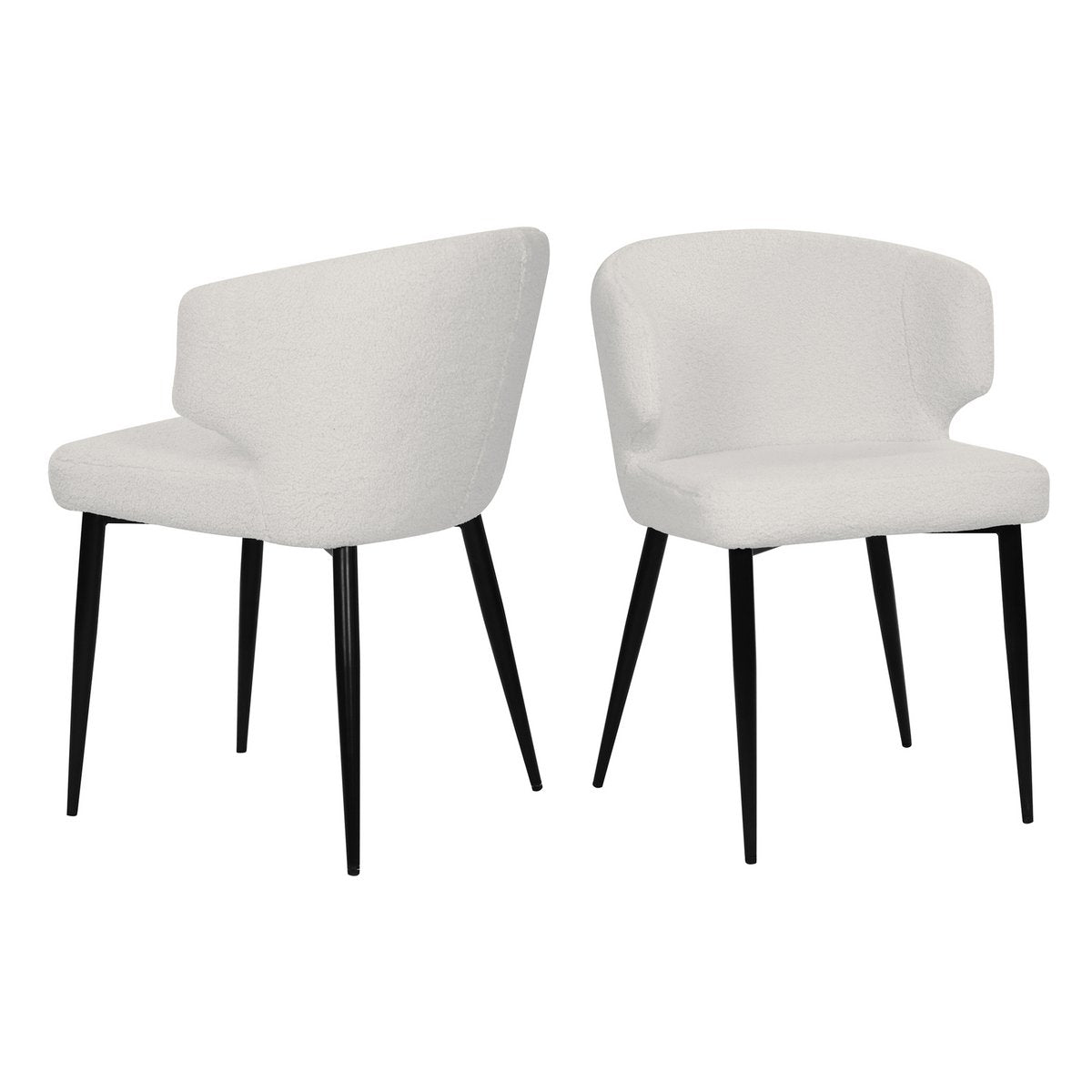 Fauteuil set van 2 met teddybont hoes