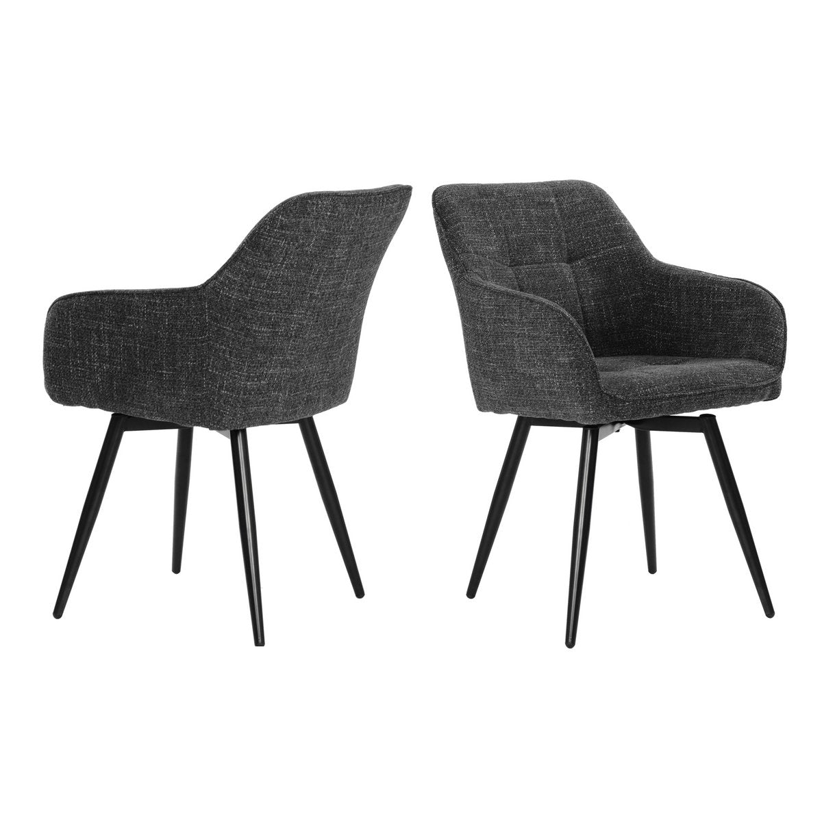 Set van 2 fauteuils met draaifunctie
