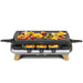 Tefal Re610D 3In1 8-Persoons Raclette Zwart/Rvs/Hout