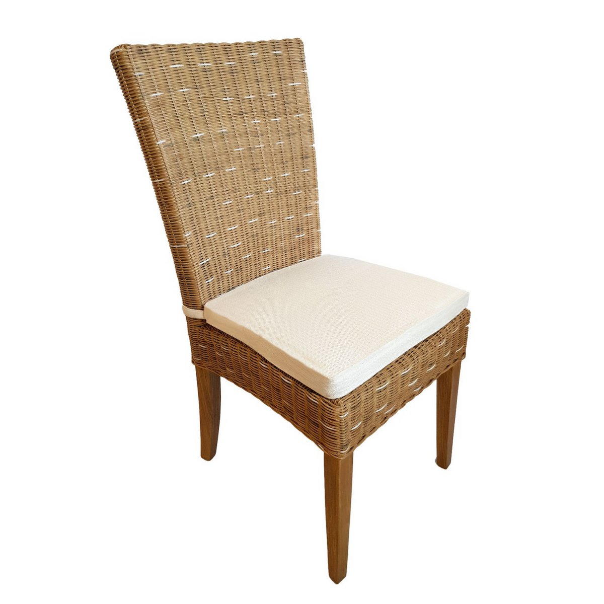 Eetkamerstoelen 4 stuks rattan stoelen wintertuin eettafel stoel stoel korbüffen cardine cappuccino
