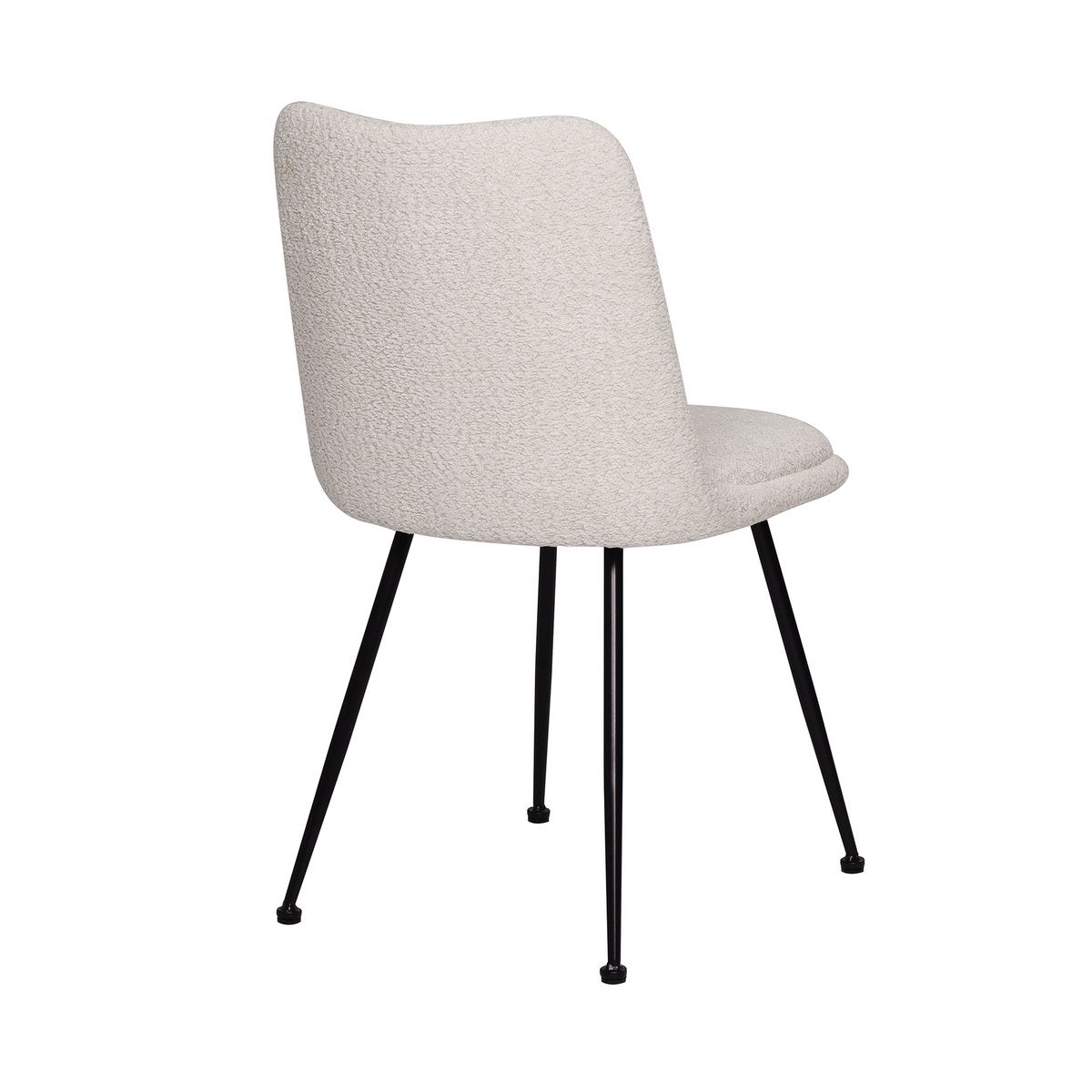 Set van 2 stoelen met bouclé bekleding