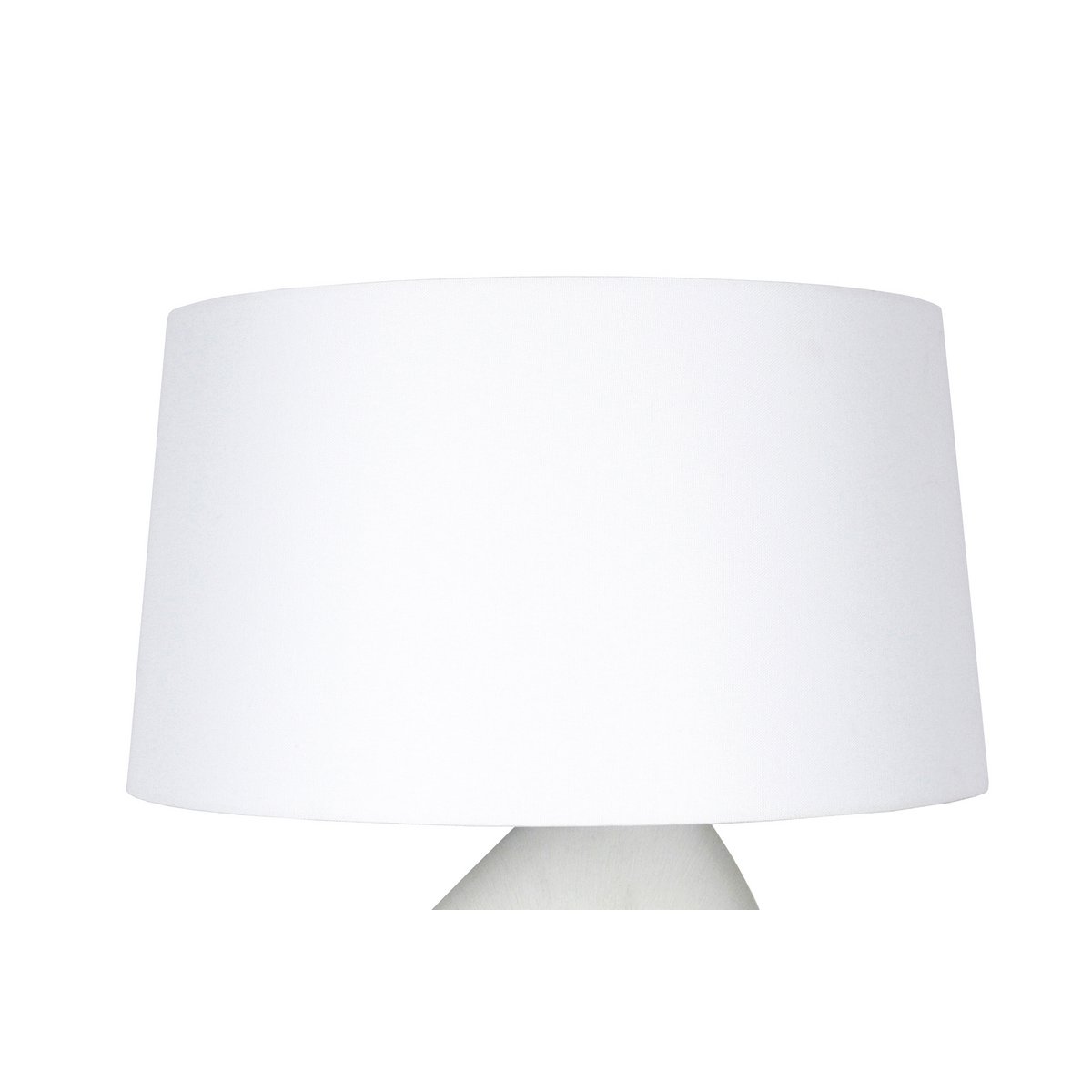 Tafellamp keramiek/linnen blauw/wit