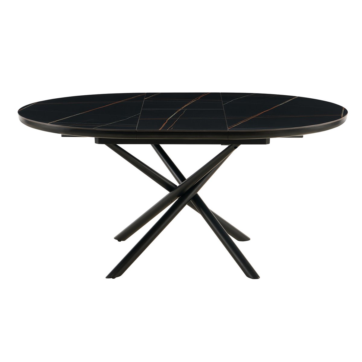 Eettafel Ø120 cm zwart