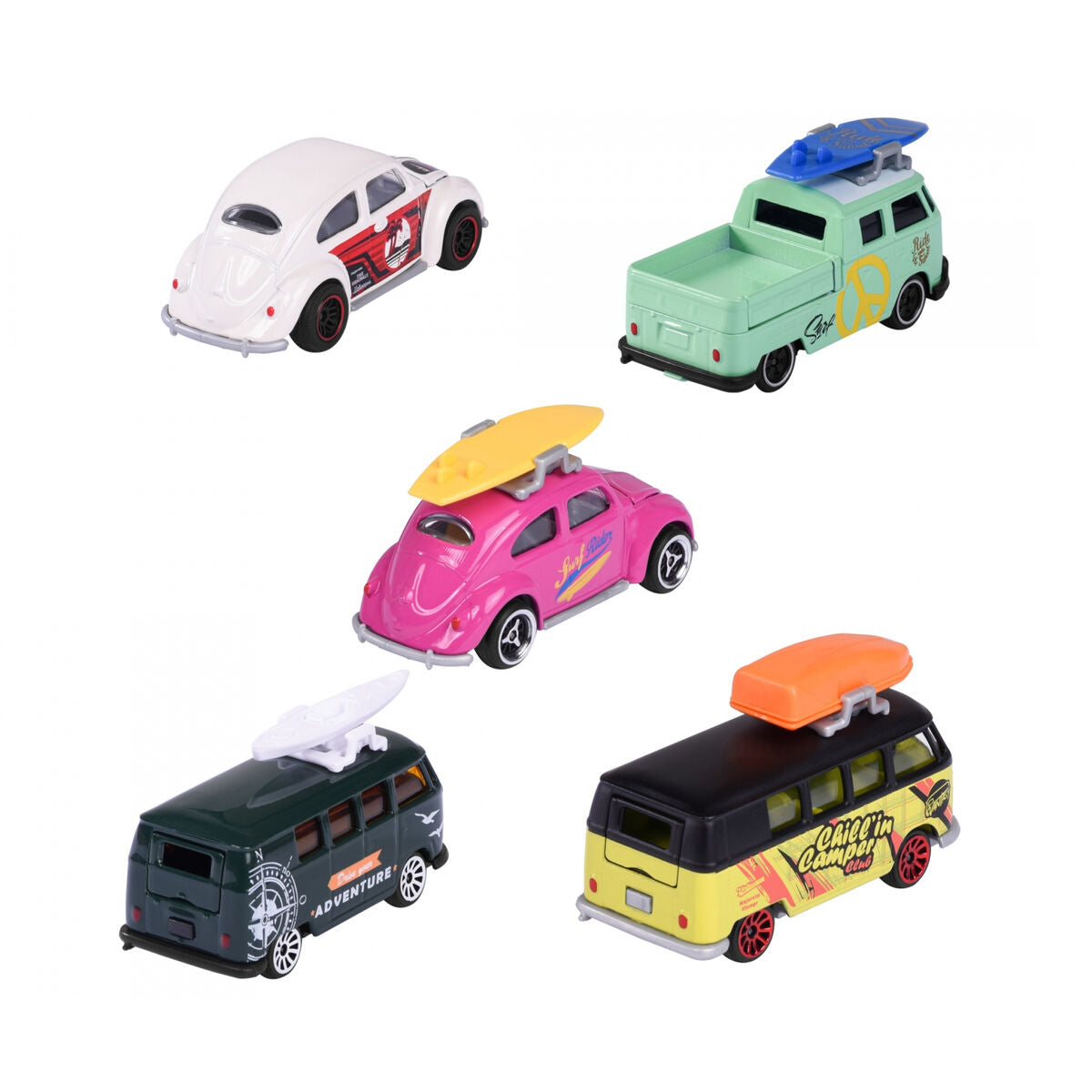 Voertuig Speelset Majorette Volkswagen Originals (5 Onderdelen)