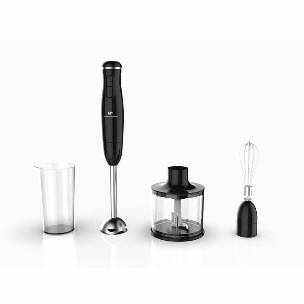 Multifunctionele Staafmixer met Accessoires Continental Edison CEHB01 Zwart 400 W