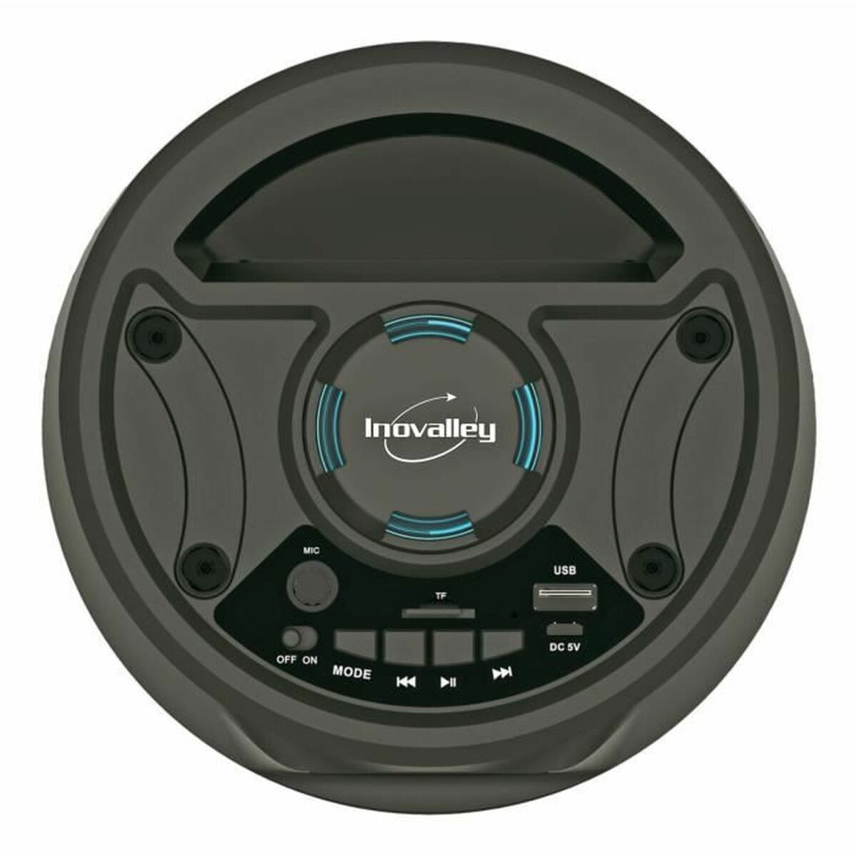 Dankzij de draagbare Bluetooth®-luidsprekers Inovalley KA02 400 W