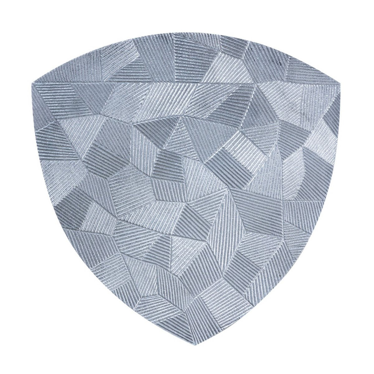 Zij metalen decoratieve tafel Alster 40x45x40 cm driehoekige klasse.