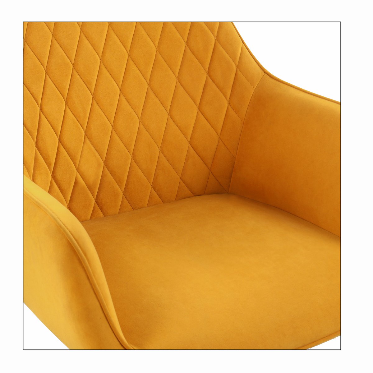 Set van 2 fauteuils geel