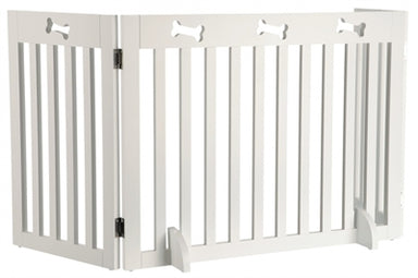 Trixie Hondenhek Afsluithek Wit 3 Panelen 82-124X61 Cm
