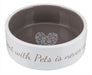 Trixie Voerbak Pets Home Taupe