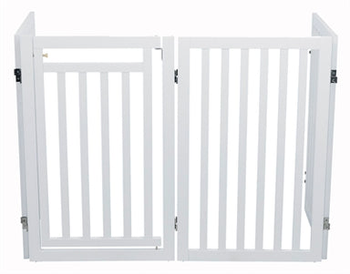 Trixie Hondenhek Met Deur Wit 60-160 X 81 Cm