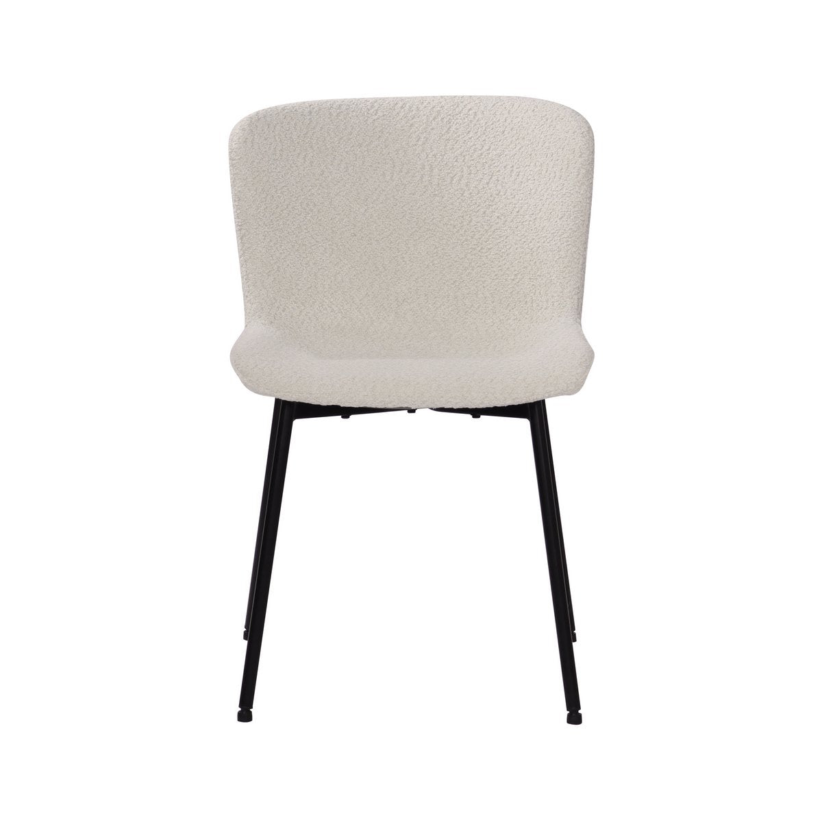 Set van 2 stoelen met bouclé bekleding