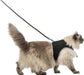 Trixie Kattentuig Soft Met Riem Assorti 24-42 Cmx1,2 Mtr