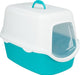 Trixie Kattenbak Vico Turquoise / Wit 56X40X40 Cm