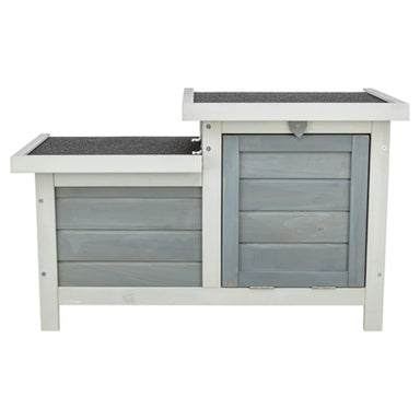 Trixie Knaagdierhuis Met 2 Ingangen Grijs / Wit 70X45X43 Cm