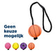 Trixie Sportbal Aan Touw Schuimrubber Drijvend Assorti 6X6X30 Cm