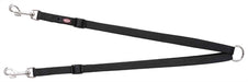 Trixie Hondenriem Premium Koppellijn Zwart 40-70X1,5 Cm