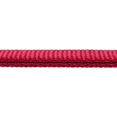 Trixie Hondenriem Premium Dubbelgestikt Verstelbaar Rood 200X1 Cm
