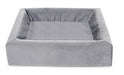 Bia Bed Royal Fluweel Hoes Voor Hondenmand Grijs Bia-50 60X50X12 Cm