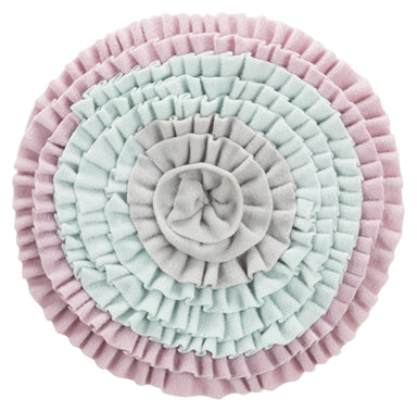 Trixie Junior Snuffelmat Zacht Roze / Mintgroen / Grijs 38X38 Cm