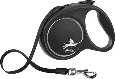 Flexi Rollijn Black Design Tape Zwart