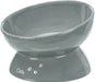Trixie Voerbak Kat Xxl Keramiek Verhoogd Grijs 350 Ml 17 Cm