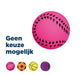 Trixie Bal Neon Drijvend Schuimrubber Assorti 4,5X4,5X4,5 Cm