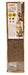 Croci Krabplank Homedecor Noce Houtprint Bruin 48X12,5X5 Cm