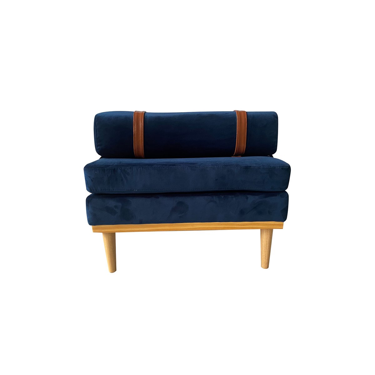 Dagbed fluweel blauw