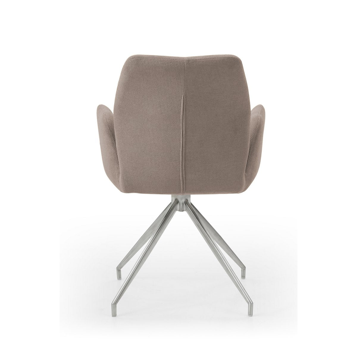 Fauteuil met 180° draaifunctie bruin, zitting met pocketveringkern
