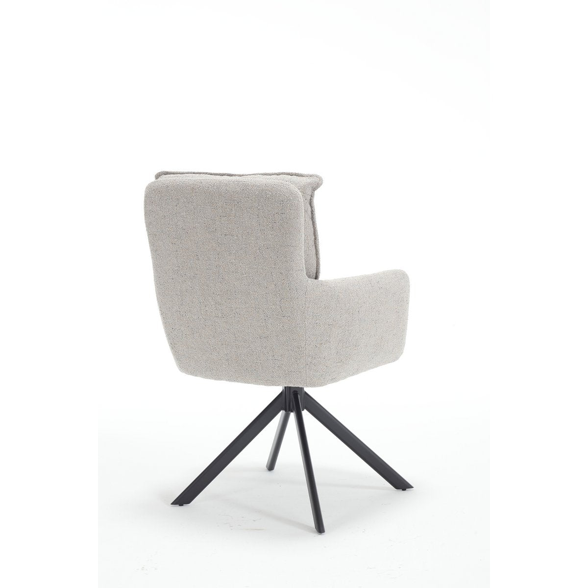 Fauteuil structuurstof grijs