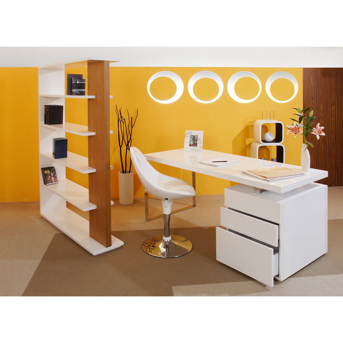 Bureau 180x85x76 cm wit