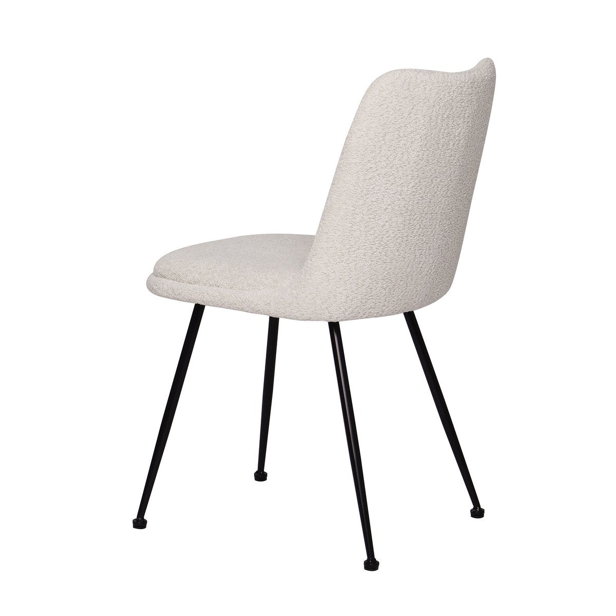 Set van 2 stoelen met bouclé bekleding