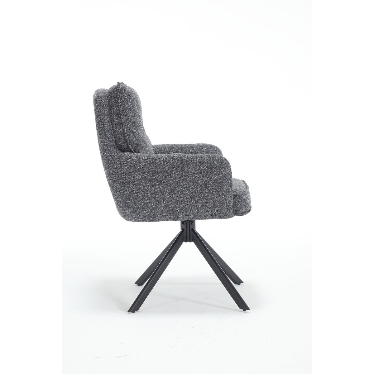 Fauteuil structuurstof antraciet