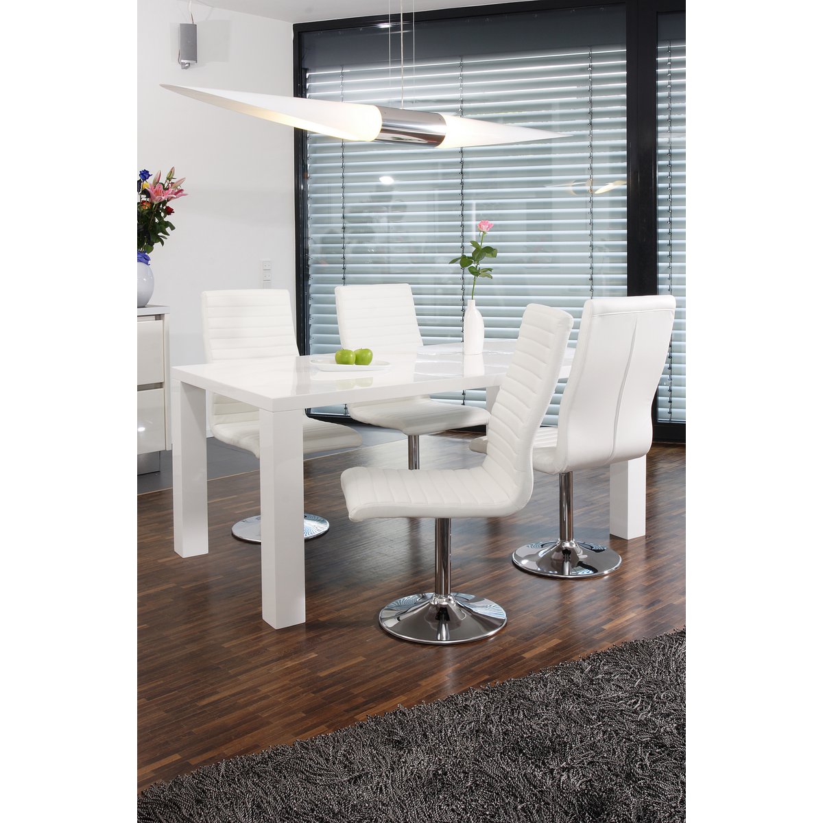 Eetgroep 5 stuks 180x90 cm