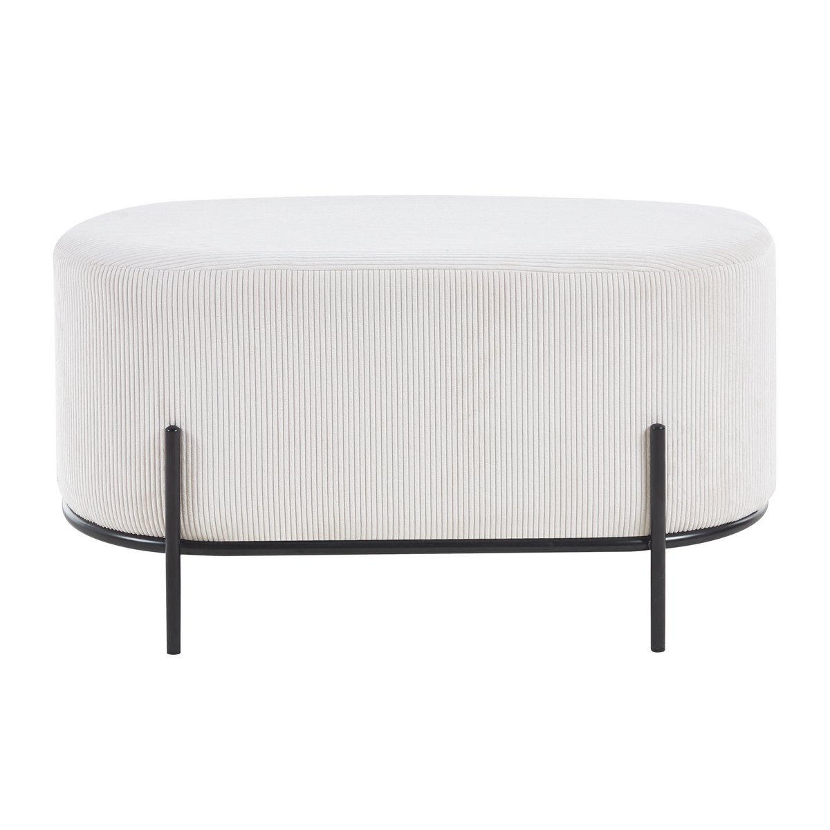 Gestoffeerde kruk koordoptiek beige